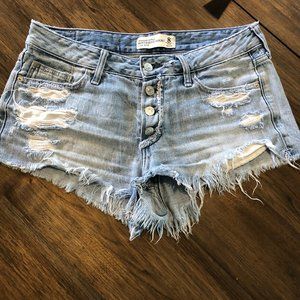 abercrombie & fitch denim cut offs, 8